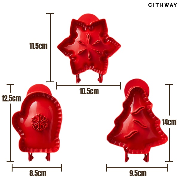 Cithway™ Christmas One-press Hand Pie Maker